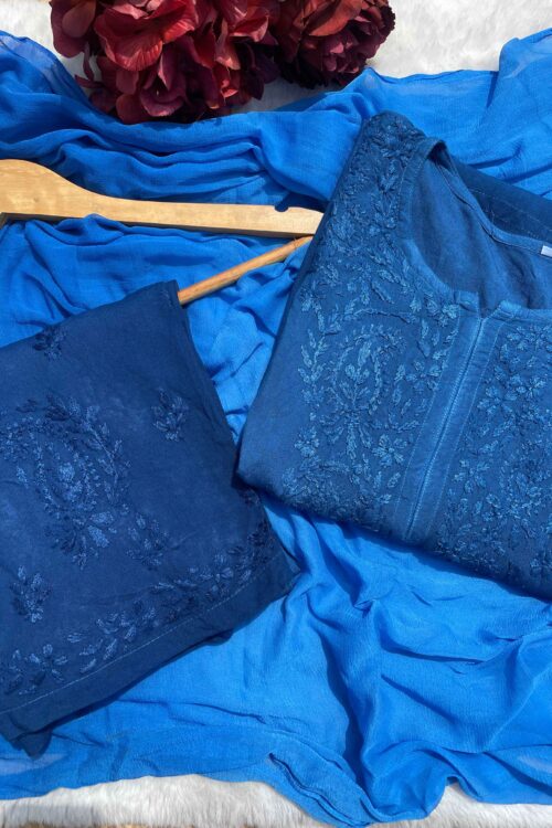 Royal Blue Rozana Set