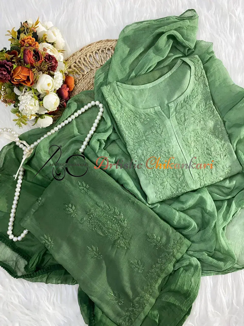 Chikankari Set
