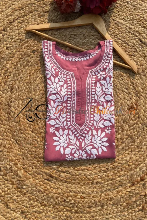 Onion Pink Modal Cotton Short Top