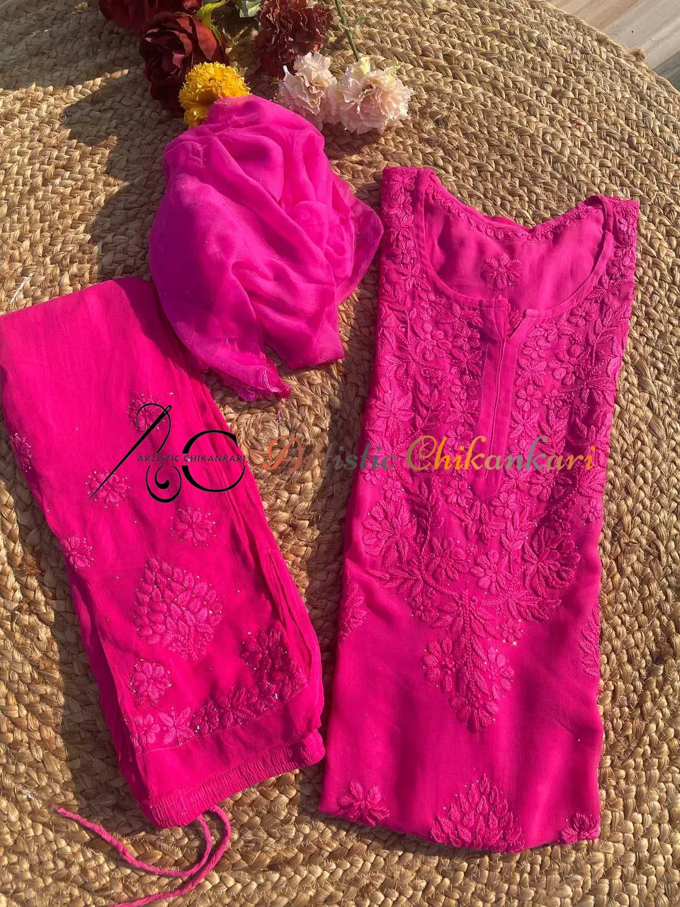 Viscose 3D Ghaas Patti