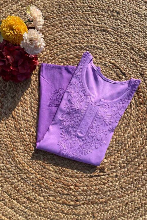 Purple Ombre Rayon Short Top